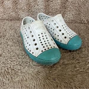 White and light blue Natives